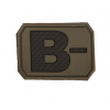 B- Blood type patch OD